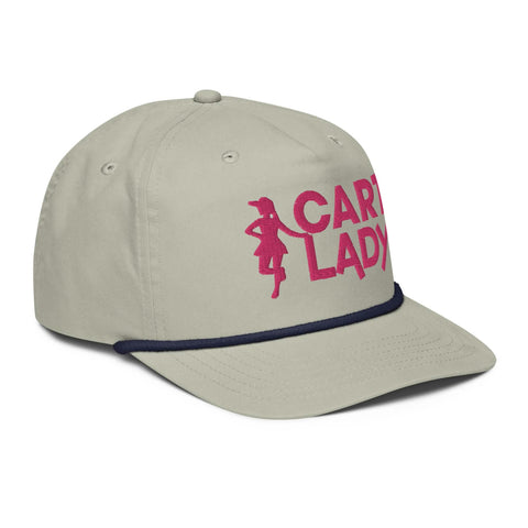 Cart Lady Bold Logo - Cart Girl Rope HatCart Girl [open back]Cart Lady Bold Logo - Cart Girl Rope Hat