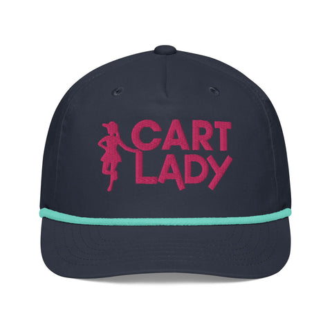 Cart Lady Bold Logo - Cart Girl Rope HatCart Girl [open back]Cart Lady Bold Logo - Cart Girl Rope Hat