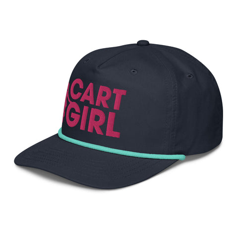 Cart Girl Bold Logo - Cart Girl Rope HatCart Girl [open back]Cart Girl Bold Logo - Cart Girl Rope Hat