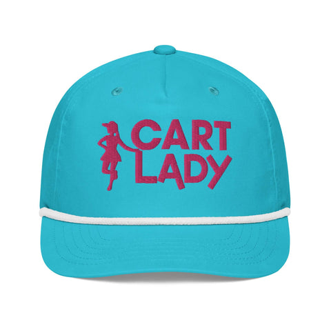 Cart Lady Bold Logo - Cart Girl Rope HatCart Girl [open back]Cart Lady Bold Logo - Cart Girl Rope Hat