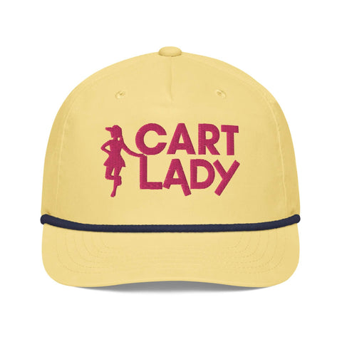 Cart Lady Bold Logo - Cart Girl Rope HatCart Girl [open back]Cart Lady Bold Logo - Cart Girl Rope Hat