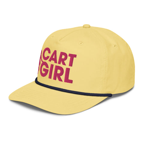 Cart Girl Bold Logo - Cart Girl Rope HatCart Girl [open back]Cart Girl Bold Logo - Cart Girl Rope Hat