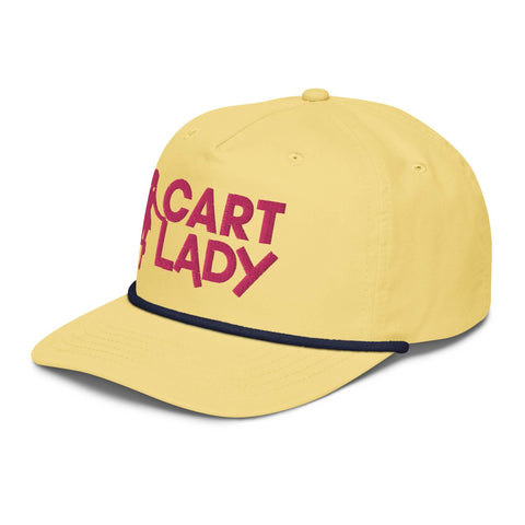 Cart Lady Bold Logo - Cart Girl Rope HatCart Girl [open back]Cart Lady Bold Logo - Cart Girl Rope Hat