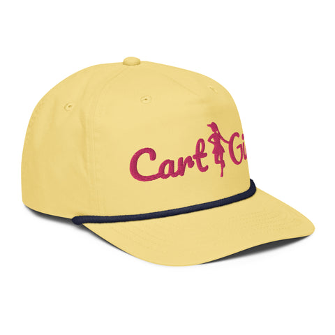 Cart Girl Center Logo - Cart Girl Rope HatCart Girl [open back]Cart Girl Center Logo - Cart Girl Rope Hat