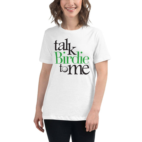 Talk Birdie to Me - Women's Relaxed T-Shirt [light colors]Shirts-Shirt [light colors]